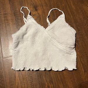CUTE CREAM TANK TOP❤️
